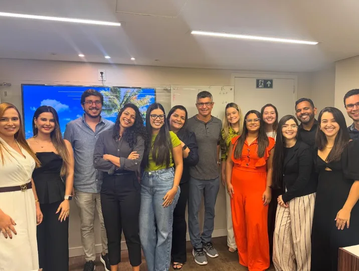 Turma em evento